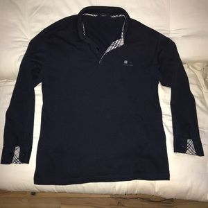 Burberry Oxford Long Sleeve Polo